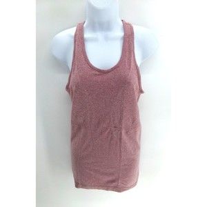 ZYIA ACTIVE Top Womens Size Small Copper Fitted Racerback Sleeveless Pink